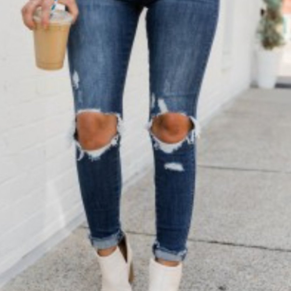 Pink Lily x Living My Best Style Jeans - Size 5
